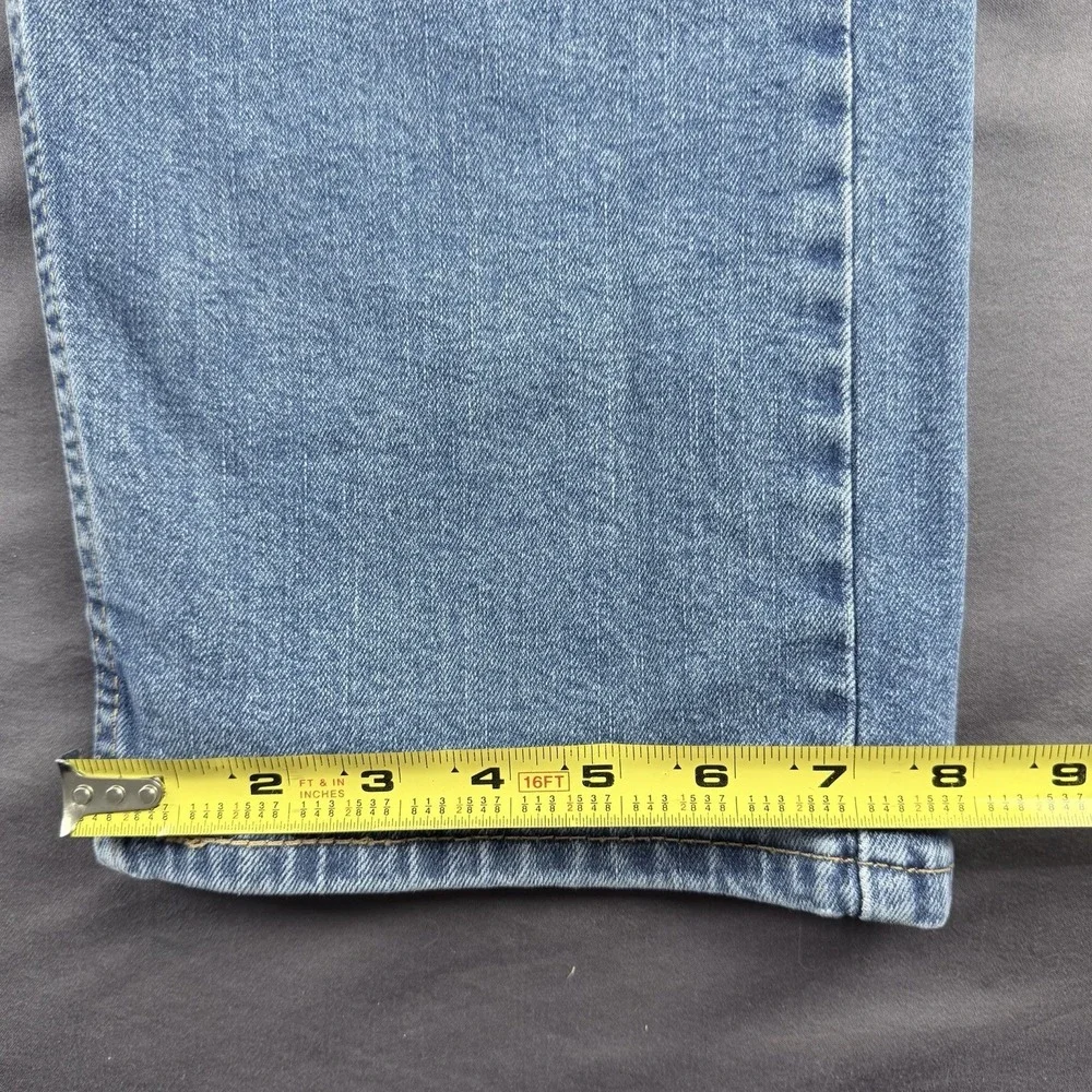 Levi's Blue Denim Straight Jeans, Medium Wash, Regular Fit, 5-Pocket Design